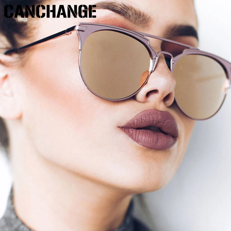 CANCHANGE Luxury Round Sunglasses Women Brand Designer Cat Eye Sunglasses Sun Glasses For Women Female Ladies Sunglass Mirror
CANCHANGE Luxury Round Sunglasses Women Brand Designer Cat Eye Sunglasses Sun Glasses For Women Female Ladies Sunglass Mirror