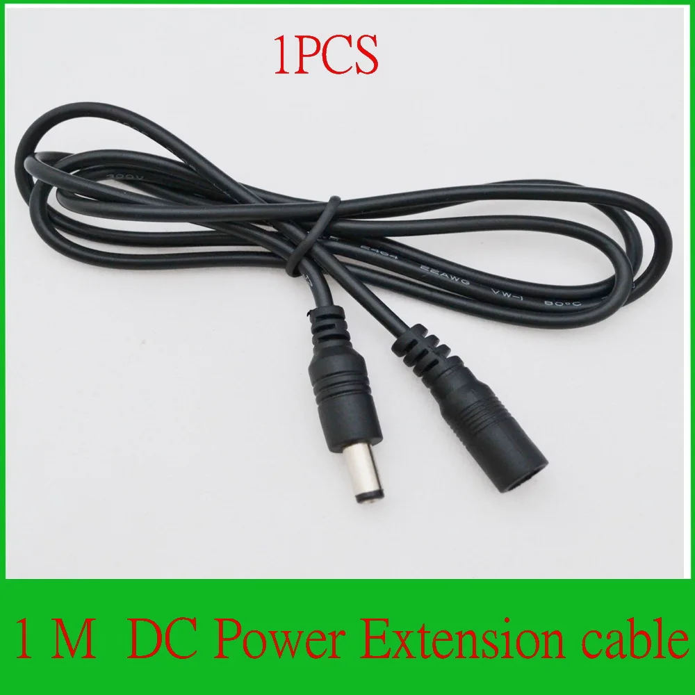 High quality 1PCS CCTV DC Power Extension Cable 1 Meter / 3FT 3 FT Jack Socket to 5.5mm x 2.1mm Male Plug
High quality 1PCS CCTV DC Power Extension Cable 1 Meter / 3FT 3 FT Jack Socket to 5.5mm x 2.1mm Male Plug