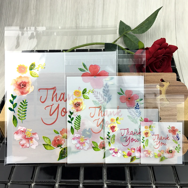 25Pcs Cute Thank you Self-Sdhesive Cookie Bags Wedding Birthday Cookie Candy Gift Packaging Plastic Jewelry Bags Party Favors
25Pcs Cute Thank you Self-Sdhesive Cookie Bags Wedding Birthday Cookie Candy Gift Packaging Plastic Jewelry Bags Party Favors