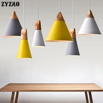 Nordic Macaroon Wood Pendant Lights Multicolor Aluminum Shade Pendant Lamp for Dining Room Restaurant Home Decor Light Fixtures
Nordic Macaroon Wood Pendant Lights Multicolor Aluminum Shade Pendant Lamp for Dining Room Restaurant Home Decor Light Fixtures