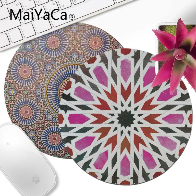MaiYaCa Top Quality Colorful Moroccan Mosaic by micklyn Anti-Slip Durable Silicone mat mouse Round mouse pad 22x22cm 20x20cm
MaiYaCa Top Quality Colorful Moroccan Mosaic by micklyn Anti-Slip Durable Silicone mat mouse Round mouse pad 22x22cm 20x20cm