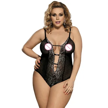 Deep V Neck Plus Size Sexy Costumes Teddy Lace Underwear Hollow Out Lingerie Sexy Bodysuit Lace Erotic Lingerie Mesh Bodysuit
Deep V Neck Plus Size Sexy Costumes Teddy Lace Underwear Hollow Out Lingerie Sexy Bodysuit Lace Erotic Lingerie Mesh Bodysuit