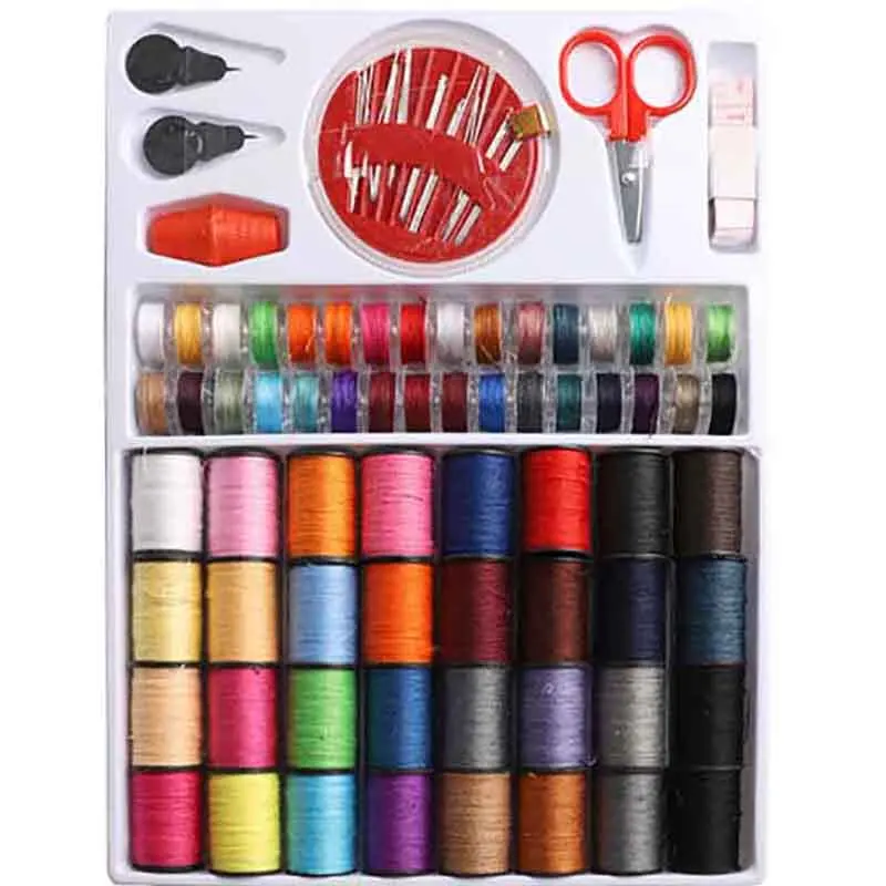 70 sets of multi-function Spool Multicolor sewing thread stitch tool kit fabric button craft scissors sewing kit Sewing Supplies
70 sets of multi-function Spool Multicolor sewing thread stitch tool kit fabric button craft scissors sewing kit Sewing Supplies