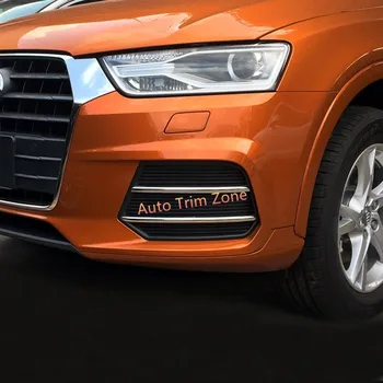 For Audi Q3 2016-2017 Exterior ABS Chromed Front Bumper Lower Grille Mouldings
For Audi Q3 2016-2017 Exterior ABS Chromed Front Bumper Lower Grille Mouldings