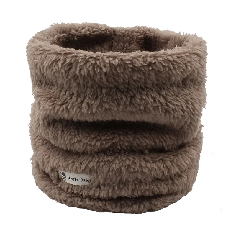Fleece Baby Boys Girls Scarf Warm Winter Autumn Kids Collar Scarf Neck Warmer Children Scarf Casual Baby Boys Clothing 1-6Y (1)(3)