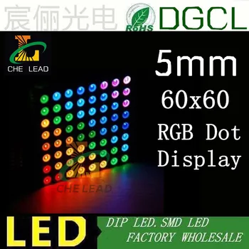 Hot sale 10pcs RGB 5mm 8x8 LED Dot Matrix Display Common ANODE semi-outdoor 60*60 Multi-color digital tube
Hot sale 10pcs RGB 5mm 8x8 LED Dot Matrix Display Common ANODE semi-outdoor 60*60 Multi-color digital tube