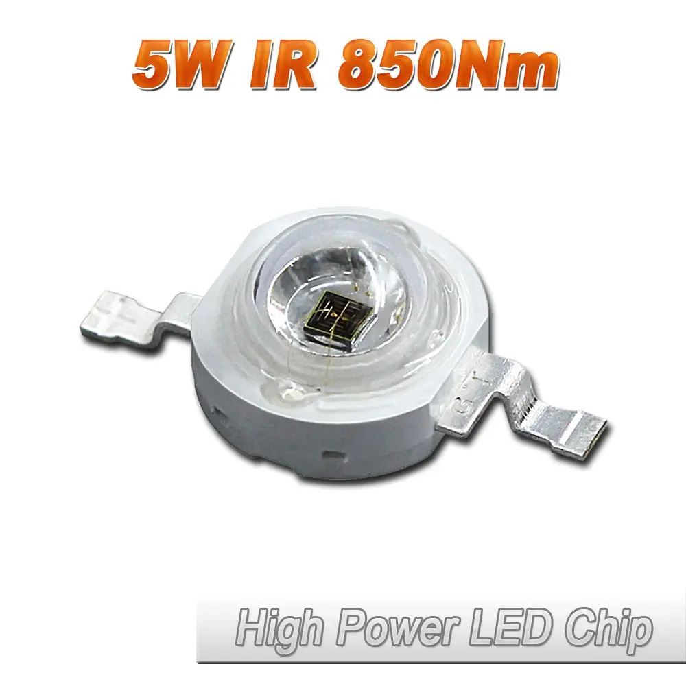 High Power LED Chip 3W Infrared IR Light 850Nm Bulbs 3 watt Beads DIY Spotlights Floodlight COB Integration Lamp SMD Stage ST454
High Power LED Chip 3W Infrared IR Light 850Nm Bulbs 3 watt Beads DIY Spotlights Floodlight COB Integration Lamp SMD Stage ST454
