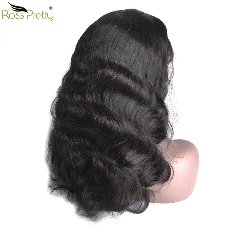 Ross Pretty Remy Brazilian Human Hair Wigs Body Wave Baby Hair and Pre Plucked Natural Color black lace front hair wig
Ross Pretty Remy Brazilian Human Hair Wigs Body Wave Baby Hair and Pre Plucked Natural Color black lace front hair wig