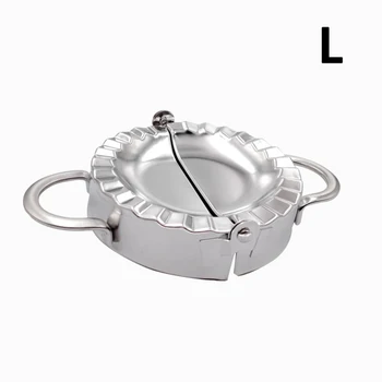 1/2*Dumpling Makers Small 13*7.5CM Large 15*9.5CM Stainless steel Fill fold and press to seal a perfect package
1/2*Dumpling Makers Small 13*7.5CM Large 15*9.5CM Stainless steel Fill fold and press to seal a perfect package