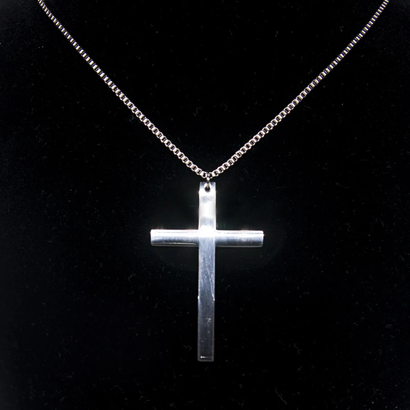 1Pc Fashion New Cross Necklaces Men Women Stainless Steel Pendant Necklaces Prayer Jewelry Couple Lovers Necklace Gifts
1Pc Fashion New Cross Necklaces Men Women Stainless Steel Pendant Necklaces Prayer Jewelry Couple Lovers Necklace Gifts