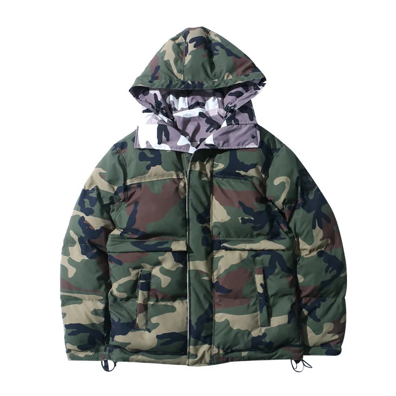2 Side Wearable Thick Woded Coat Men Military Camouflage Stand Collar Jacket Oversize Hip Hop Coats 2020
2 Side Wearable Thick Woded Coat Men Military Camouflage Stand Collar Jacket Oversize Hip Hop Coats 2020