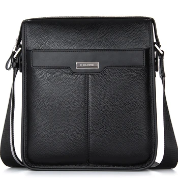 High Quality Cowhide Genuine Leather Briefcase Laptop Bag Men Bag Handbags Business Portfolios Man Shoulder Bag Black P112811 
High Quality Cowhide Genuine Leather Briefcase Laptop Bag Men Bag Handbags Business Portfolios Man Shoulder Bag Black P112811