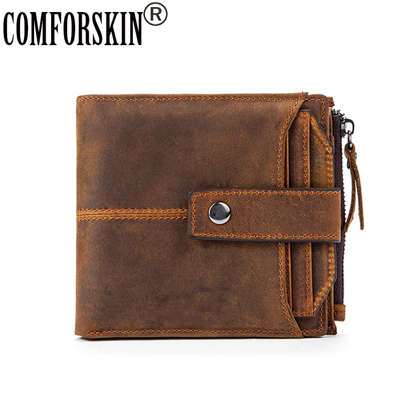COMFORSKIN Detachable Card Slots Brand Business Men Wallet Genuine Leather Cowhide Vintage Design Multi-Card Bit Men's Wallet
COMFORSKIN Detachable Card Slots Brand Business Men Wallet Genuine Leather Cowhide Vintage Design Multi-Card Bit Men's Wallet
