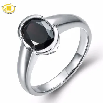 Hutang 1.40 ct Natural Gemstone Black Garnet Solid 925 Sterling Silver Oval Shape Wedding Ring Fine Jewelry For Women's Gift
Hutang 1.40 ct Natural Gemstone Black Garnet Solid 925 Sterling Silver Oval Shape Wedding Ring Fine Jewelry For Women's Gift
