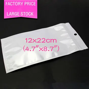 100pcs 12x22cm (4.7"x8.7") White Translucent Pearl Film Zip Lock Bag Clear Front Pearl Film Plastic Original Hair Extension Bag
100pcs 12x22cm (4.7"x8.7") White Translucent Pearl Film Zip Lock Bag Clear Front Pearl Film Plastic Original Hair Extension Bag