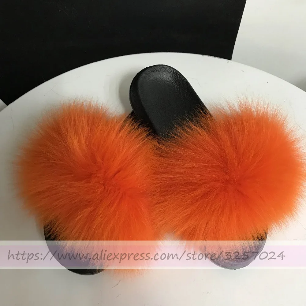 Magicfur -Fur slippers Orange Color Real Fox Fur Slipper Slides Sandal Slades Outdoor Indoor Flat Shoes
Magicfur -Fur slippers Orange Color Real Fox Fur Slipper Slides Sandal Slades Outdoor Indoor Flat Shoes