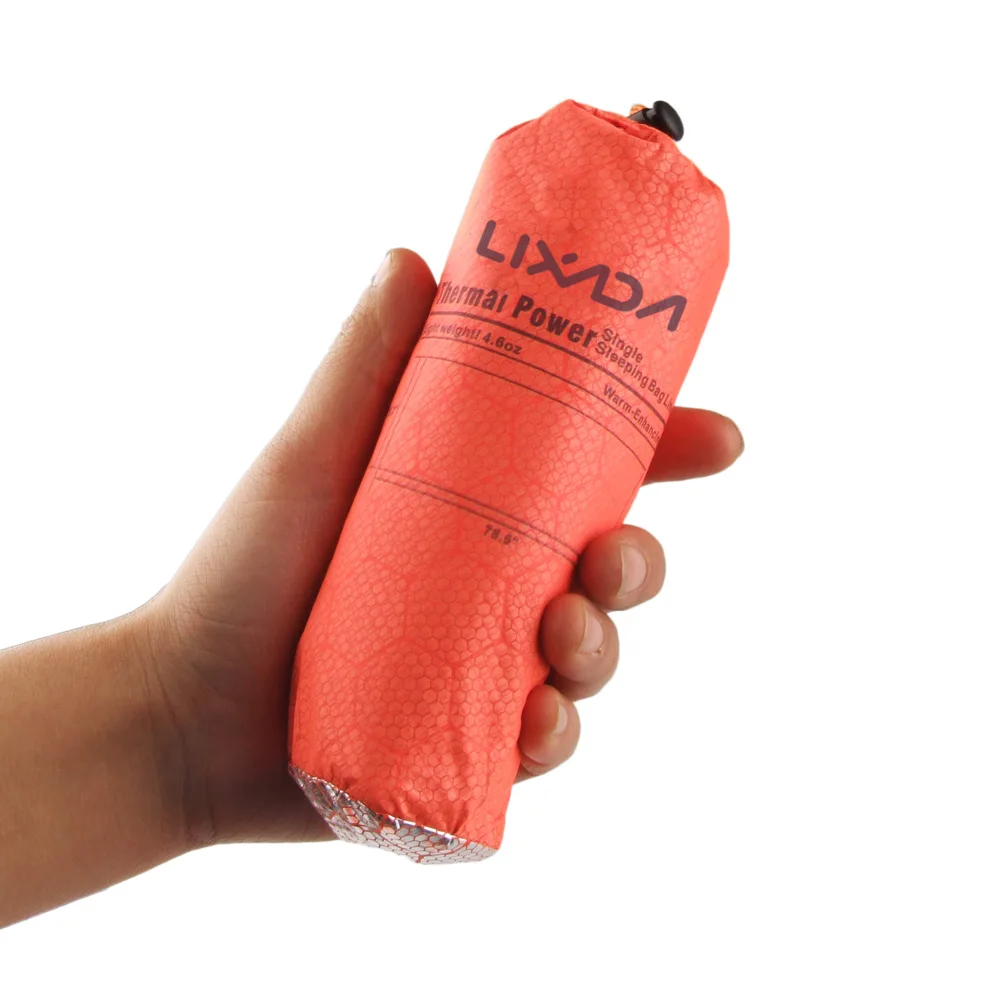 Lixada Portable Warming Single Sleeping Bag Reflective Lock Temperature Outdoor Camping Travel Hiking Sleeping Bag 200 * 72cm
Lixada Portable Warming Single Sleeping Bag Reflective Lock Temperature Outdoor Camping Travel Hiking Sleeping Bag 200 * 72cm