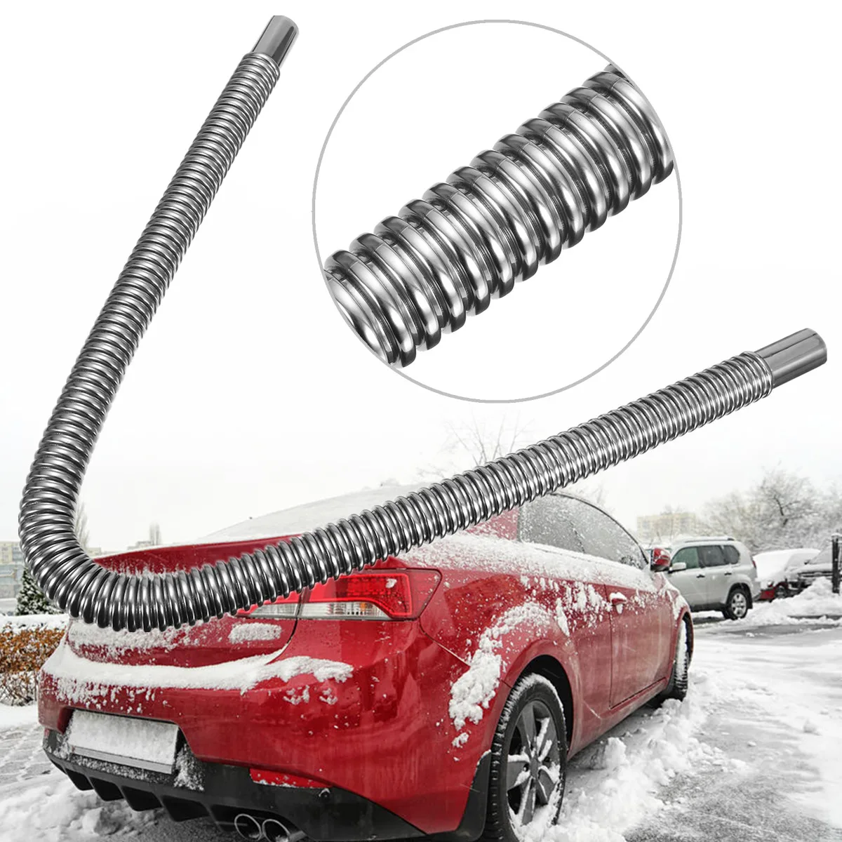 Autoleader for Car Truck Air Heater Tank Diameter 24mm Exhaust Pipe Gas Vent Hose Stainless Steel Silver For Parking Manifolds
Autoleader for Car Truck Air Heater Tank Diameter 24mm Exhaust Pipe Gas Vent Hose Stainless Steel Silver For Parking Manifolds