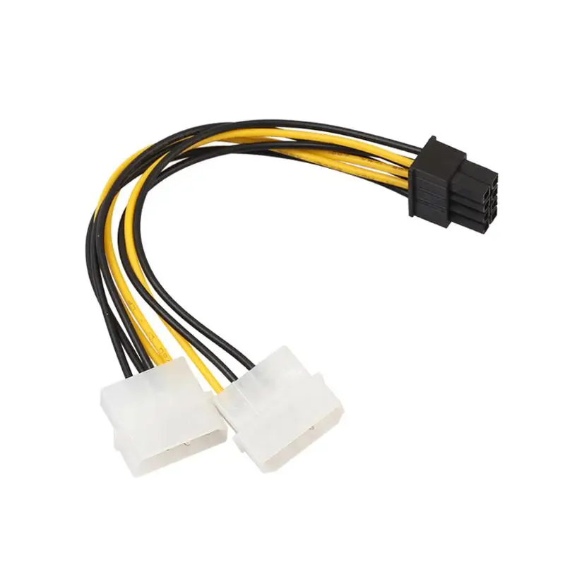 18cm 8Pin (6+2) to Dual 4 Pin Graphics Card Power Cord Adapter Video Card Power Cable 4Pin Splitter Wire Line
18cm 8Pin (6+2) to Dual 4 Pin Graphics Card Power Cord Adapter Video Card Power Cable 4Pin Splitter Wire Line