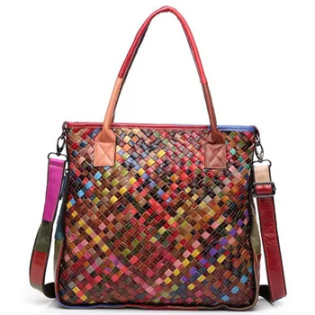 2018 Fashion hand-woven real leather handbag female crossbody shoulder bag women cowhide bag
2018 Fashion hand-woven real leather handbag female crossbody shoulder bag women cowhide bag