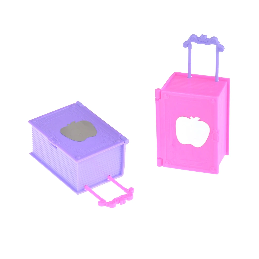 Plastic 2PCS 3D Lovely Travel Suitcase Luggage Case Trunk For Doll House Gift Toy Dollhouse Furniture Kids Toy
Plastic 2PCS 3D Lovely Travel Suitcase Luggage Case Trunk For Doll House Gift Toy Dollhouse Furniture Kids Toy