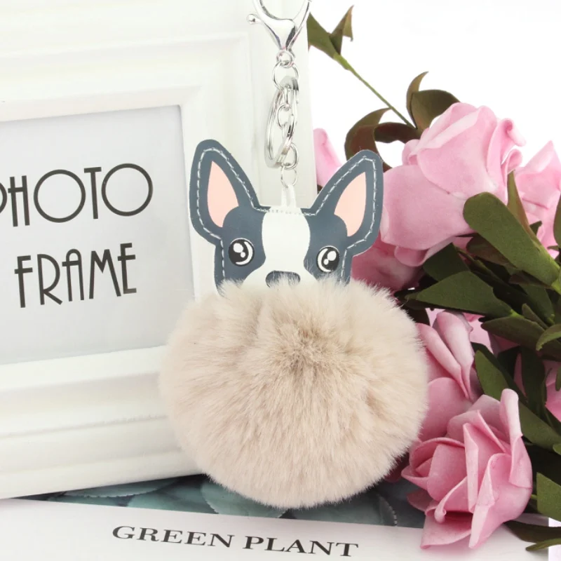 PINXIU New Cute Year of the Dog Black Snow Fluffy Artificial Rabbit Hairball Keychains Women Car Bag Gift YSK27
PINXIU New Cute Year of the Dog Black Snow Fluffy Artificial Rabbit Hairball Keychains Women Car Bag Gift YSK27