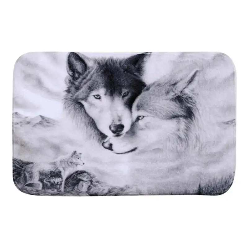 Wolf Printed Anti Slip Bath Mat Water Absorbent Carpet Door Rugs Kitchen Bathroom Mat Home Decoration Mat 40x60cm
Wolf Printed Anti Slip Bath Mat Water Absorbent Carpet Door Rugs Kitchen Bathroom Mat Home Decoration Mat 40x60cm