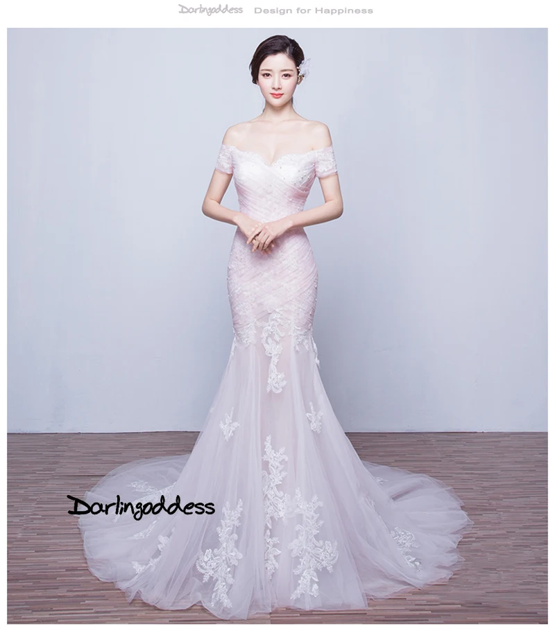 Sexy Backless Lace Mermaid Wedding Dresses 2017 Short Sleeves