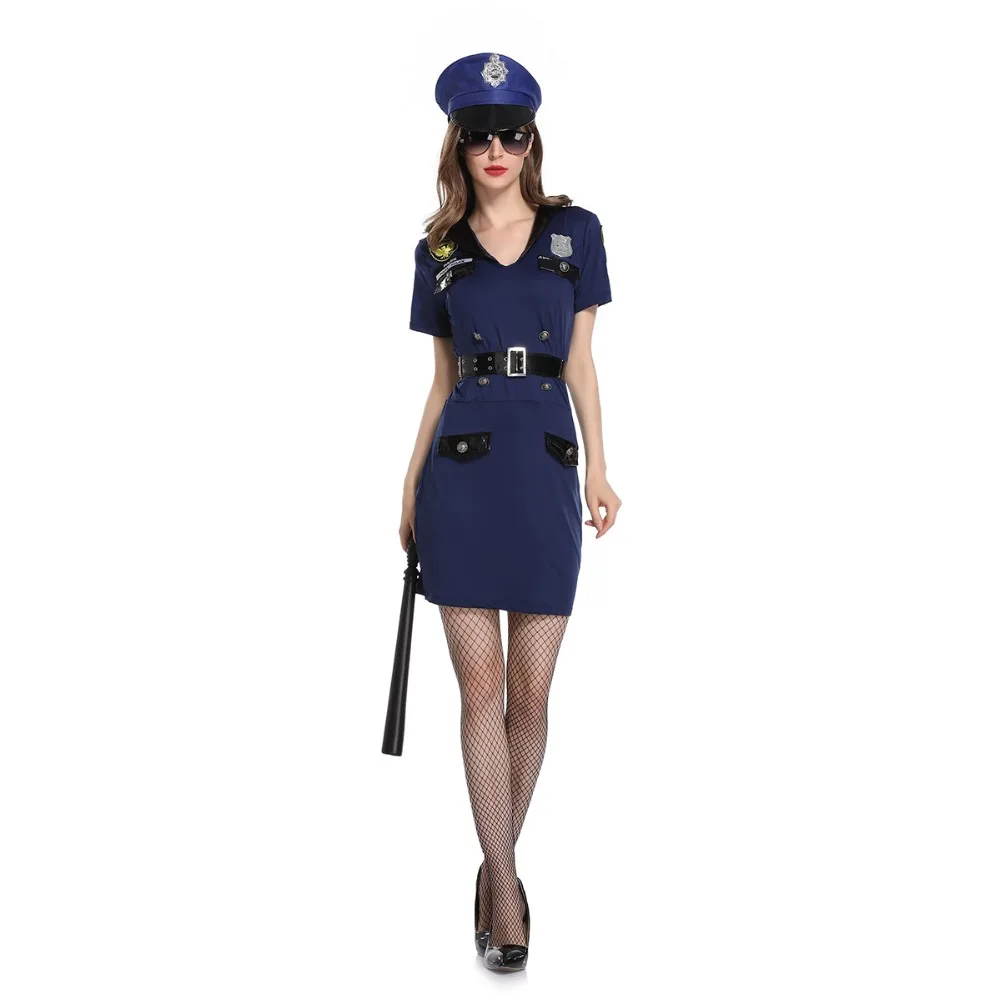VASHEJIANG Sexy Blue Police Costume for Adult Women Role Play Uniform Halloween Carnival Kigurumi Cosplay Funny Toys Dress
VASHEJIANG Sexy Blue Police Costume for Adult Women Role Play Uniform Halloween Carnival Kigurumi Cosplay Funny Toys Dress