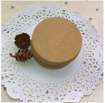200Pcs/ Lot 5*5cm Small Size Round Clothes Kraft Paper Hang Price Tag Event Present Card Scrapbooking Paper Label White Bookmark
200Pcs/ Lot 5*5cm Small Size Round Clothes Kraft Paper Hang Price Tag Event Present Card Scrapbooking Paper Label White Bookmark