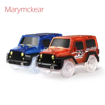 1 pcs Noctilucent Track Car Mini Car Boys Toy Racing Car with LED Light Glow in the Dark Vehicle Rail Racing in Blue/ Red
1 pcs Noctilucent Track Car Mini Car Boys Toy Racing Car with LED Light Glow in the Dark Vehicle Rail Racing in Blue/ Red