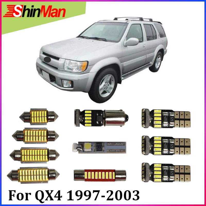 ShinMan 11x Error Free CAR Lights Interior Lights LED Reading Lights For Infiniti QX4 LED Interior Package1997-2003 Accessories
ShinMan 11x Error Free CAR Lights Interior Lights LED Reading Lights For Infiniti QX4 LED Interior Package1997-2003 Accessories