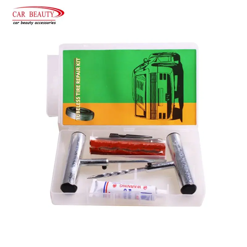 New Car Tire Repair Tool Kits Set with Box Organizer Quick Done Tubeless Tyre Puncture Plug Block Tools for Auto Motorcycle Bike
New Car Tire Repair Tool Kits Set with Box Organizer Quick Done Tubeless Tyre Puncture Plug Block Tools for Auto Motorcycle Bike