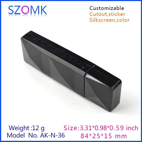 4 pcs/lot Black color wireless router enclosures of plastic material 84x25x15mm usb plastic electronics enclosures
4 pcs/lot Black color wireless router enclosures of plastic material 84x25x15mm usb plastic electronics enclosures