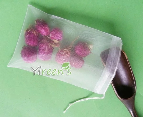 100pcs/lot 80 X 120mm Nylon tea pouches, nylon tea filter bags, Single Strings Half-transparent tea bag, Bags of tea leaf
100pcs/lot 80 X 120mm Nylon tea pouches, nylon tea filter bags, Single Strings Half-transparent tea bag, Bags of tea leaf