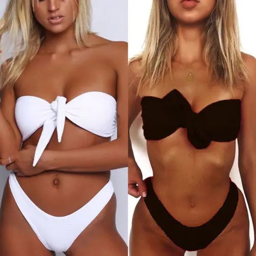 New Style Women Bandeau Strapless Bikini Push Up Solid Color Biqunis Padded Swimwear Swimsuit Bathing Suit Beachwear
New Style Women Bandeau Strapless Bikini Push Up Solid Color Biqunis Padded Swimwear Swimsuit Bathing Suit Beachwear