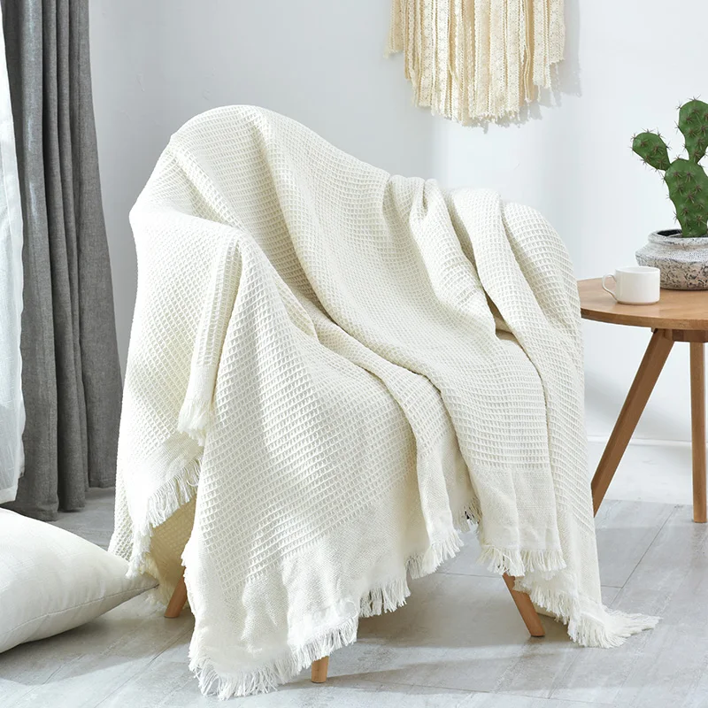 Cotton Thread Blanket Throw Plaid Sofa Towel Tassel Slipcover knitting Blanket Leisure Blanket For Living Room Couch Armchair
Cotton Thread Blanket Throw Plaid Sofa Towel Tassel Slipcover knitting Blanket Leisure Blanket For Living Room Couch Armchair
