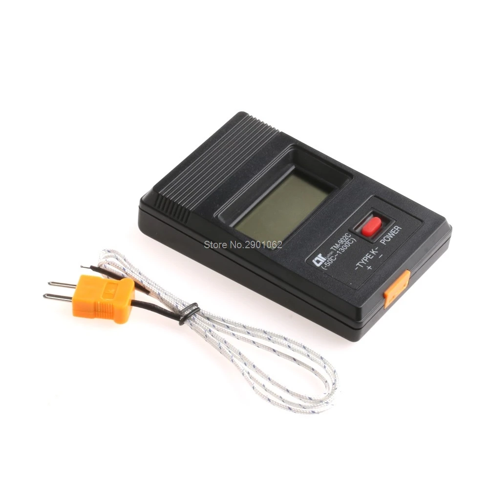 TM-902C K Type Digital Thermometer -50 to 1000 Degrees Celsius with Thermocouple Sensor -B119
TM-902C K Type Digital Thermometer -50 to 1000 Degrees Celsius with Thermocouple Sensor -B119