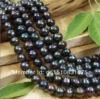 Wholesale 5 Strands AA+ Black Akoya Pearl Round Loose Beads Ornament For Necklace Bracelet Fashion Jewelry Making Design 14"xu70
Wholesale 5 Strands AA+ Black Akoya Pearl Round Loose Beads Ornament For Necklace Bracelet Fashion Jewelry Making Design 14"xu70