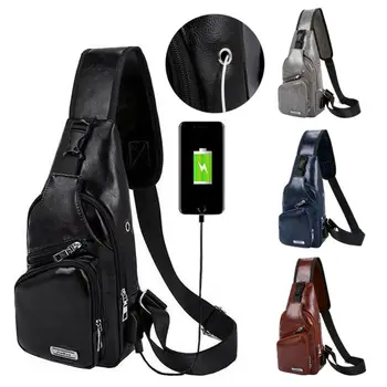 2019 Fashion Men Shoulder Chest Bag PU Leather Zipper USB Charging For Mobile Phone Male Solid Belt Bags Waist Packs For Men
2019 Fashion Men Shoulder Chest Bag PU Leather Zipper USB Charging For Mobile Phone Male Solid Belt Bags Waist Packs For Men