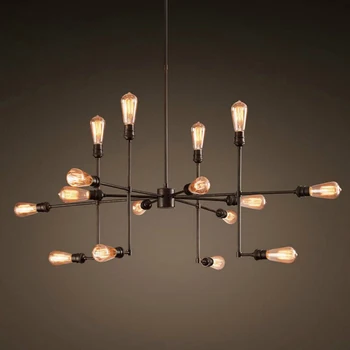 JEMMY HO Vintage Antique Rust Pendant Lamps With 9/16 Heads Warm Loft American Retro Industry Edison Satellite Pendant Light
JEMMY HO Vintage Antique Rust Pendant Lamps With 9/16 Heads Warm Loft American Retro Industry Edison Satellite Pendant Light