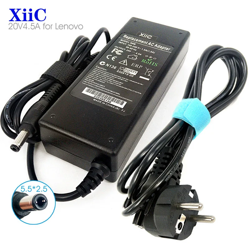 XiiC 20v 4.5a Ac Charger Power Laptop Adapter for Lenovo Y410 Y450 Y560 Y460 Y470 Y480 G460 G470 G480 With Cable 5.5*2.5mm 90w
XiiC 20v 4.5a Ac Charger Power Laptop Adapter for Lenovo Y410 Y450 Y560 Y460 Y470 Y480 G460 G470 G480 With Cable 5.5*2.5mm 90w