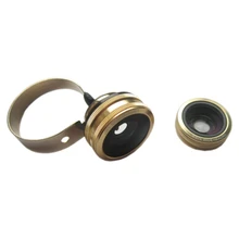 3 in 1 Universal Mobile Phone Camera Aluminum Fisheye Wide-angle Lens Macro Lens Mobile Phone Lens for IPhone for Samsung Lenses