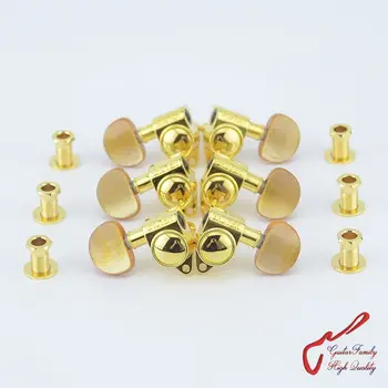 1Set 3R-3L Genuine Grover Guitar Machine Heads Tuners 1:18 Gold ( without original package )
1Set 3R-3L Genuine Grover Guitar Machine Heads Tuners 1:18 Gold ( without original package )