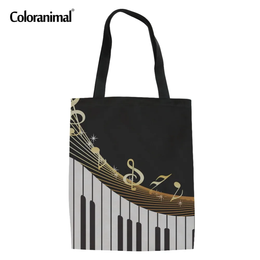 Coloranimal Music Note Pattern Women Eco-friendly Handbag Youth Girl Casual Canvas Cotton Top-handle Bag Shopping Beach Tote Bag
Coloranimal Music Note Pattern Women Eco-friendly Handbag Youth Girl Casual Canvas Cotton Top-handle Bag Shopping Beach Tote Bag