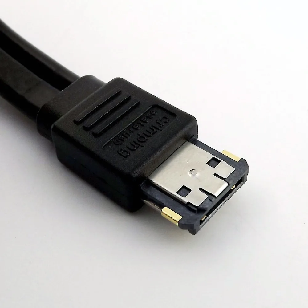 20x Dual Power eSATA USB 12V 5V Combo Male to 22Pin SATA Female USB Hard Disk Connector Cable Adapter
20x Dual Power eSATA USB 12V 5V Combo Male to 22Pin SATA Female USB Hard Disk Connector Cable Adapter
