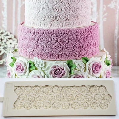 Sugar Rose Mould DIY Wedding Birthday Cake Mold Fondant Molds Silicone Molds for 3D Crafts Cake Decorating Tools
Sugar Rose Mould DIY Wedding Birthday Cake Mold Fondant Molds Silicone Molds for 3D Crafts Cake Decorating Tools