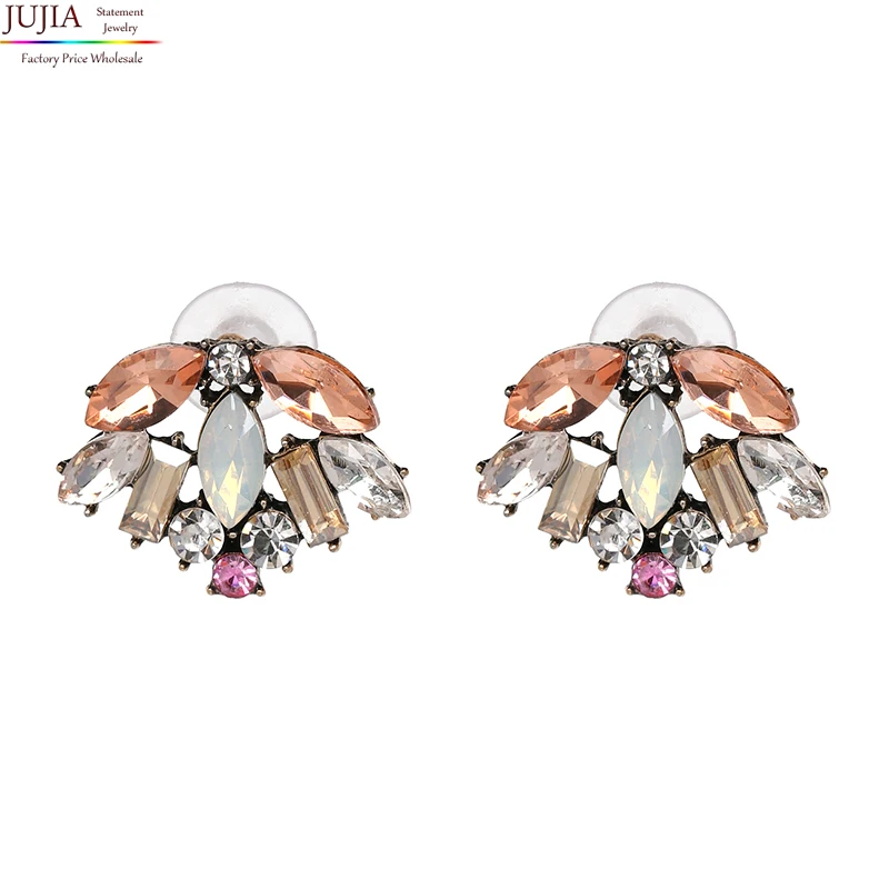 JUJIA 8 colors women statement unique earrings fashion simple crystal Earrings for women jewelry wholesale
JUJIA 8 colors women statement unique earrings fashion simple crystal Earrings for women jewelry wholesale