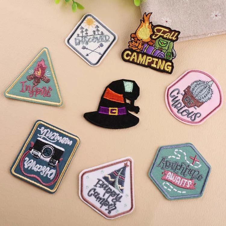 Embroidery cloth stickers computer embroidery chapter cartoon badge magic hat camera landscape clothes decoration patch stickers
Embroidery cloth stickers computer embroidery chapter cartoon badge magic hat camera landscape clothes decoration patch stickers