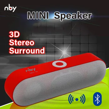 NBY-18 Mini Bluetooth Speaker Portable Wireless Speakers 3D Stereo Music Surround Support Bluetooth TF AUX USB FM Sound System
NBY-18 Mini Bluetooth Speaker Portable Wireless Speakers 3D Stereo Music Surround Support Bluetooth TF AUX USB FM Sound System